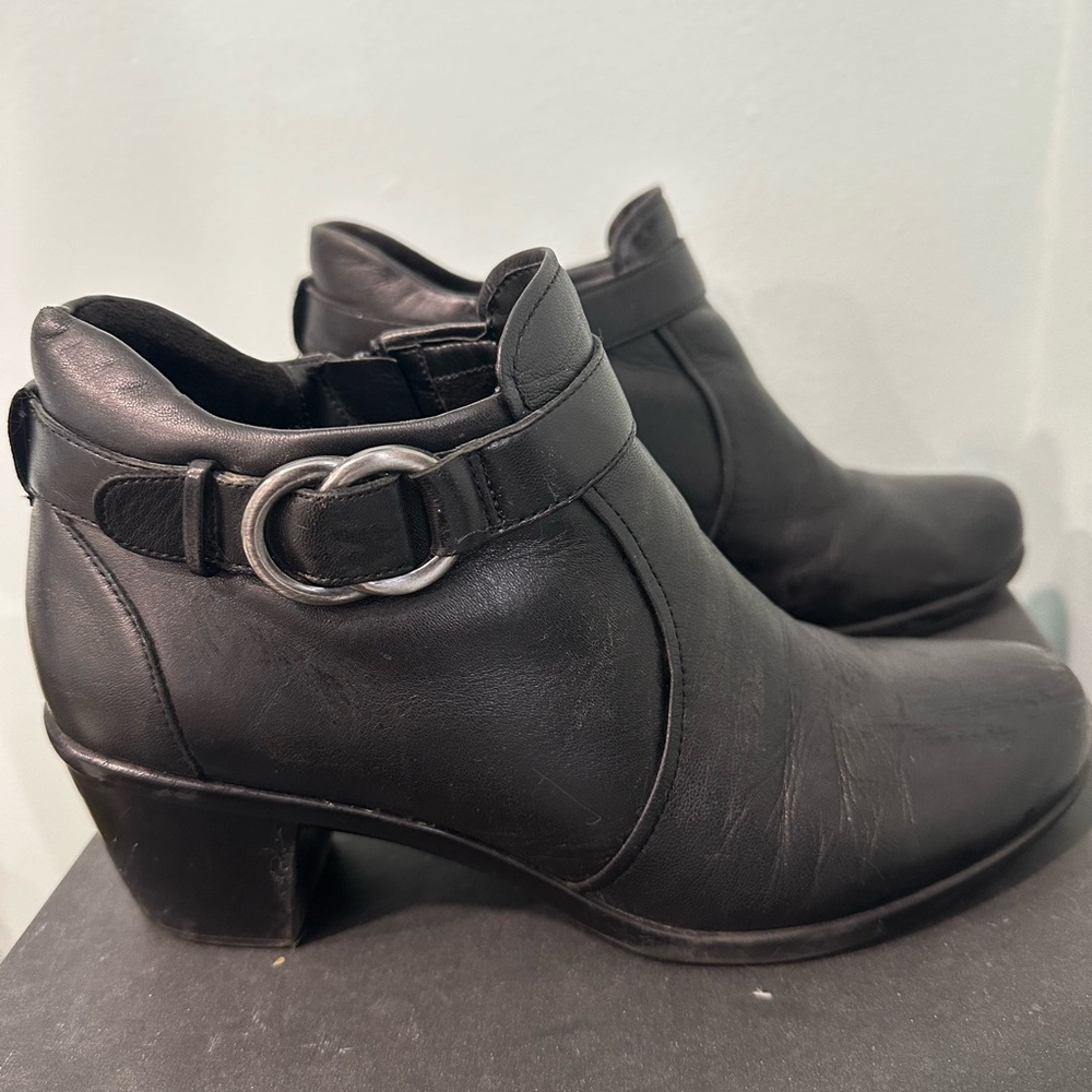 Black ankle boots